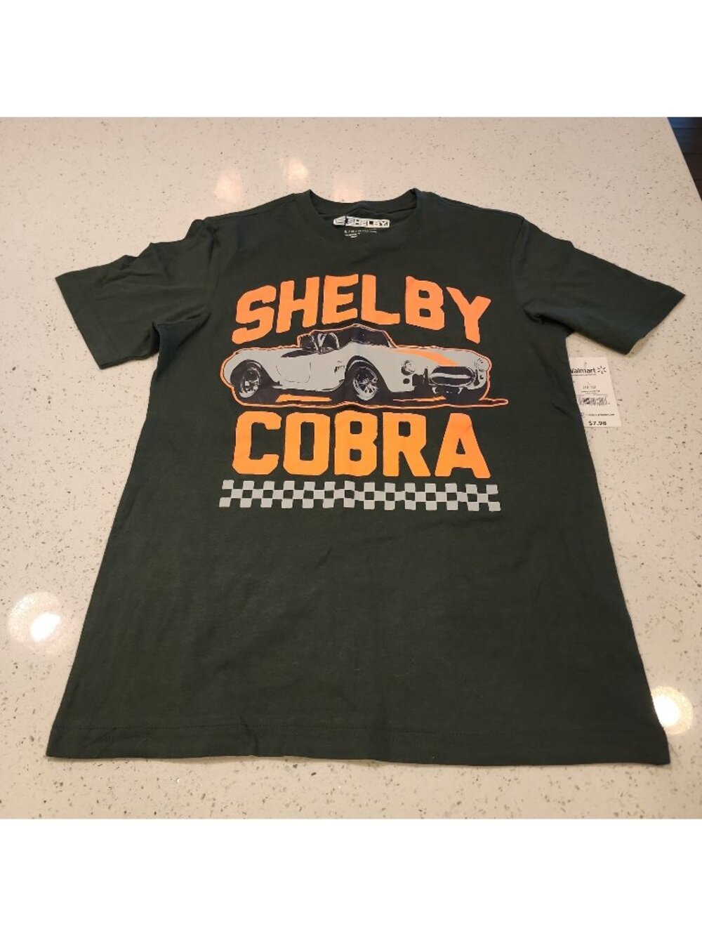 NWT Boys Shelby Cobra T-shirt Size Large 10/12